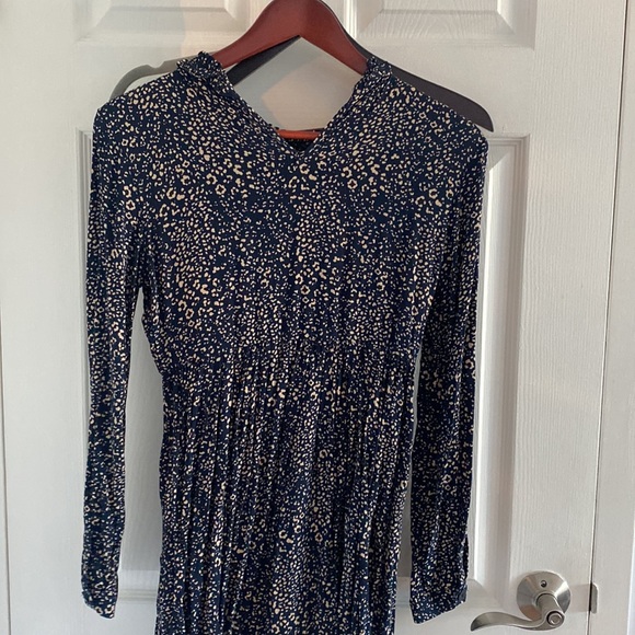 Zara long sleeve navy mini dress - Picture 3 of 3